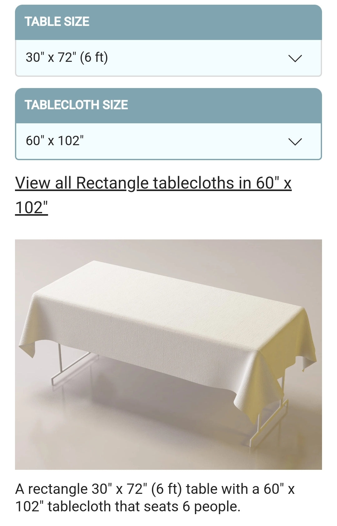 Tablecloths/Linens