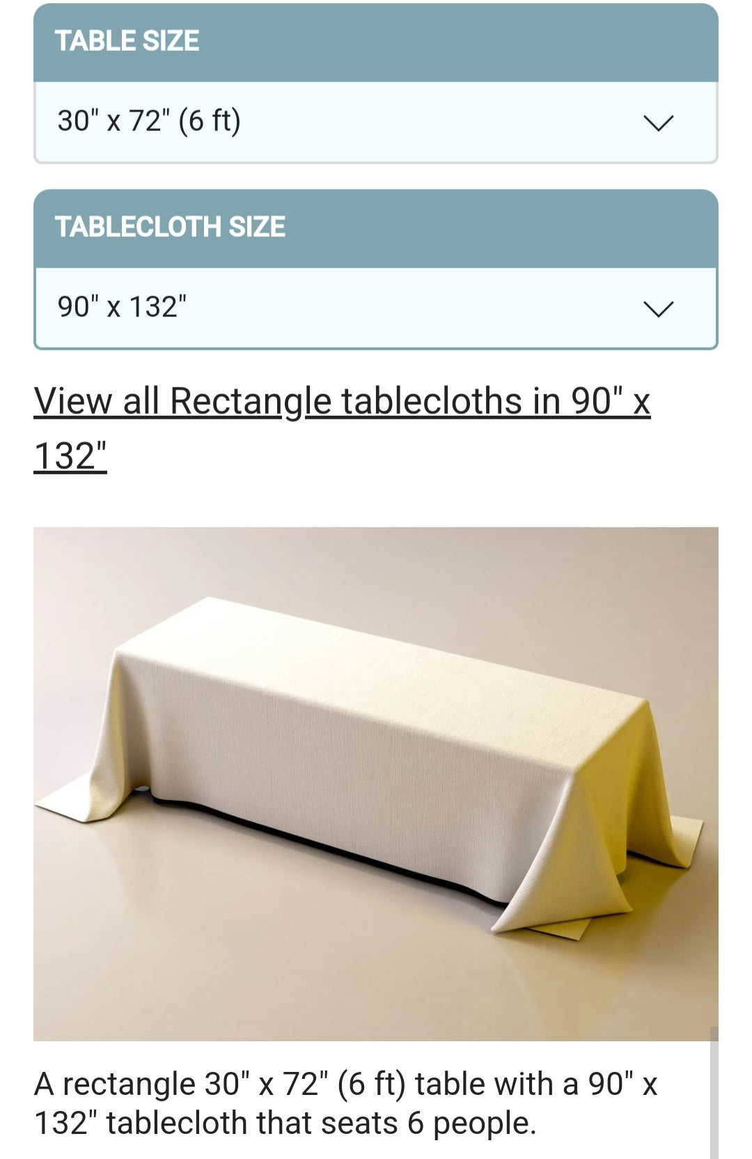Tablecloths/Linens