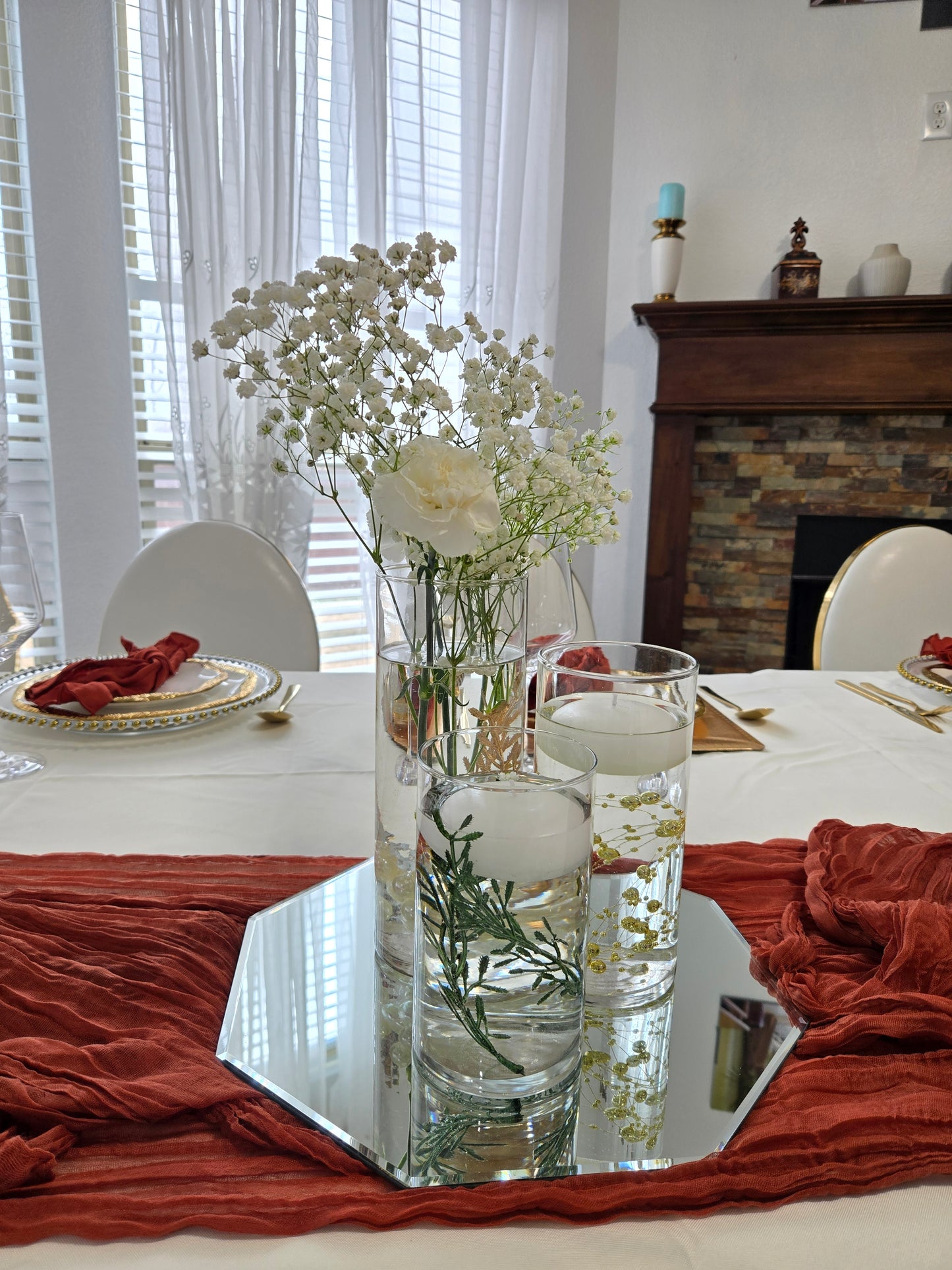 Cylinder Vases/Hurricane Centerpieces