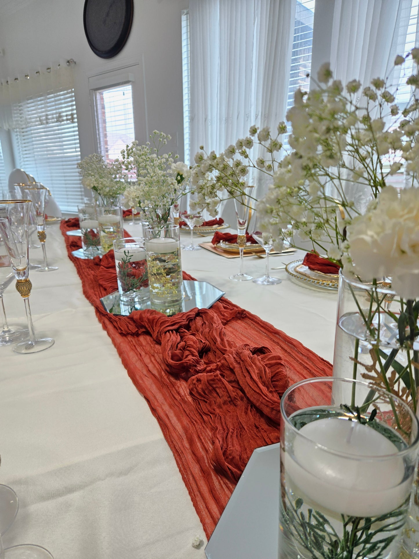 Cylinder Vases/Hurricane Centerpieces