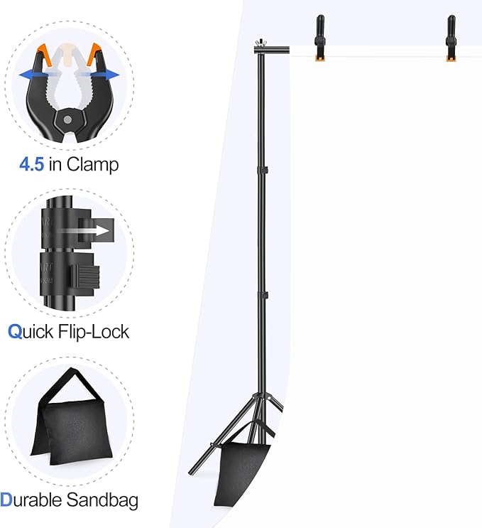 Backdrop Stand 10x7ft(WxH)