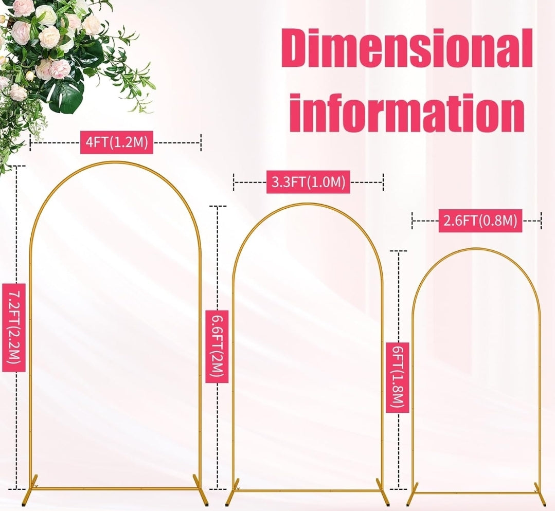 Metal Arch Backdrop Stand